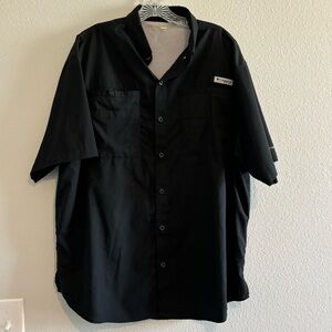 Columbia Sportswear Men’s Fishing Shirt size Large Black